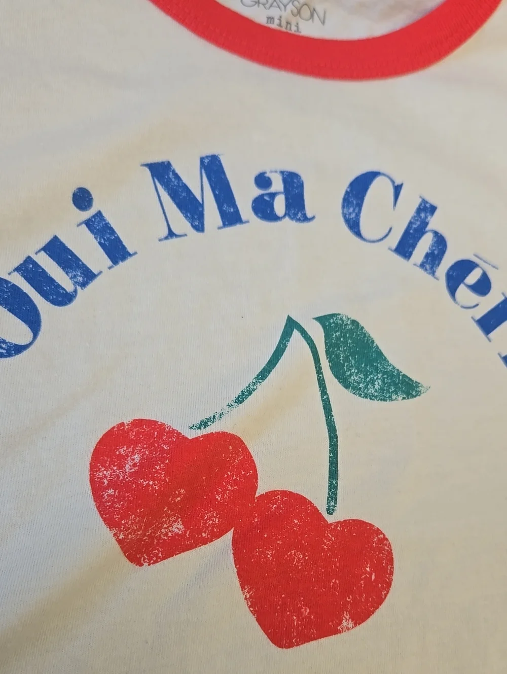 Girls 5t Kids Cherry Print Box Crop Tops